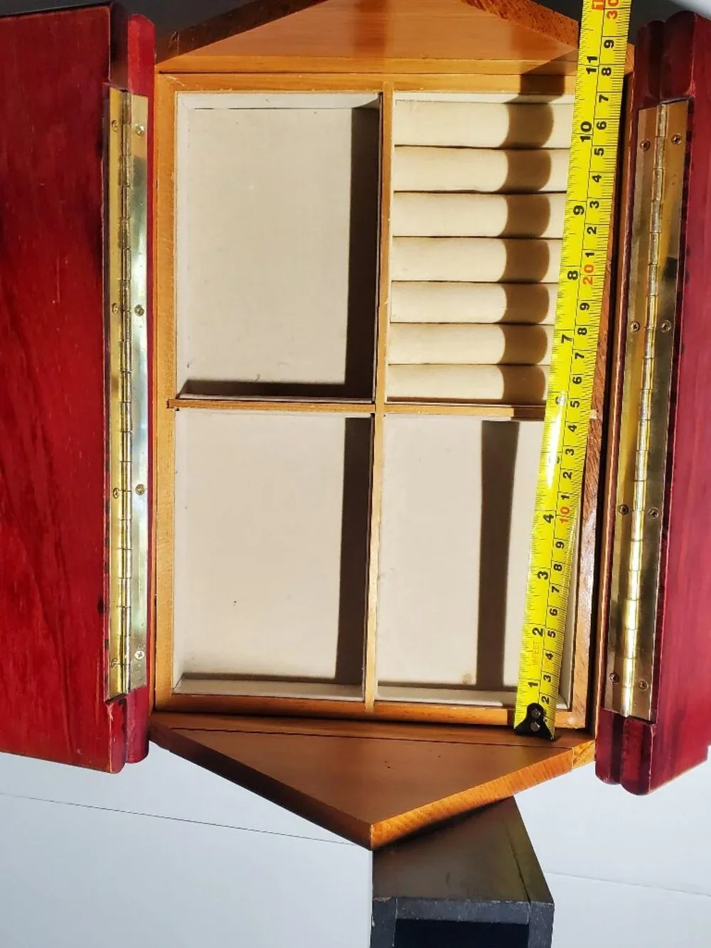 Wood House Jewelry Box - shipping included